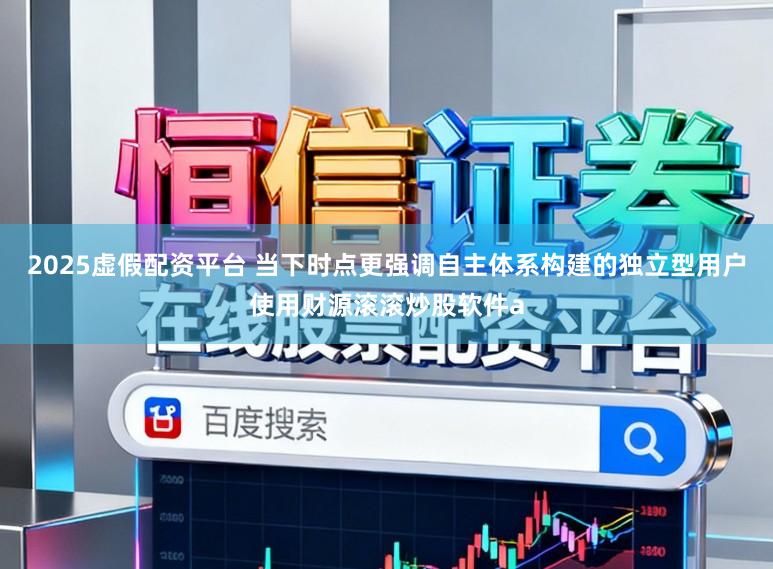 2025虚假配资平台 当下时点更强调自主体系构建的独立型用户使用财源滚滚炒股软件a