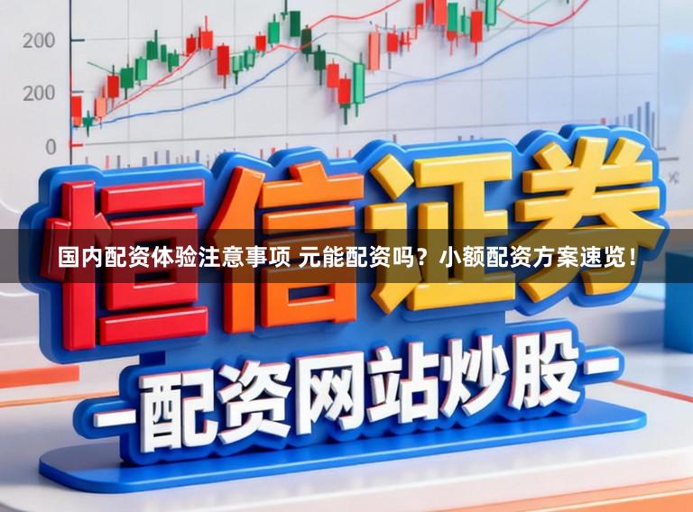 国内配资体验注意事项 元能配资吗?小额配资方案速览!